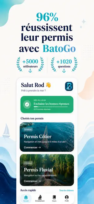Permis Bateau 2026 - BatoGo screenshot 1