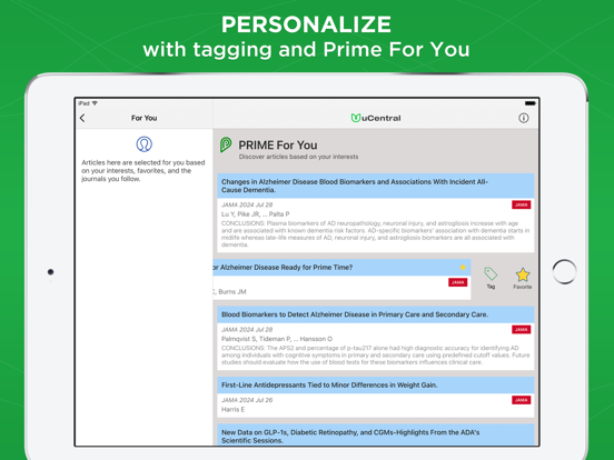 uCentral™ for Institutions iPad screenshot 6 - Medical app