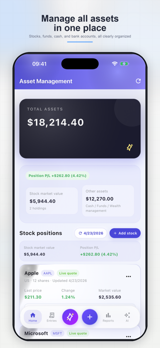 AI Wealth Tracker Screenshot 4 of 8