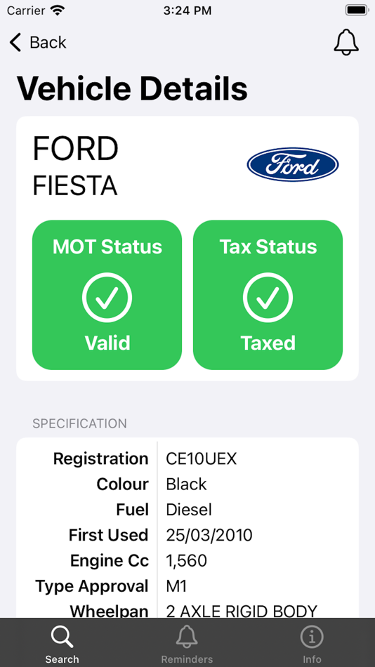 #2. Car Check MOT History Search (iOS) 게시자: John Benson