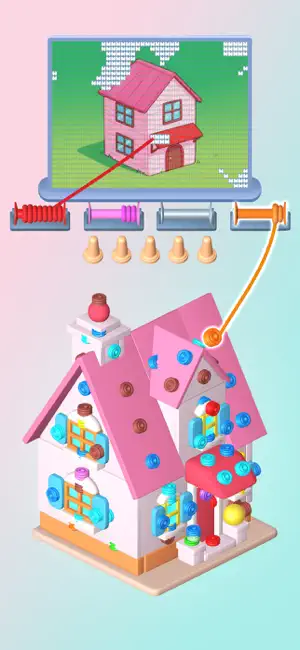 Wool Match 3d - Thread Jam Out screenshot 1