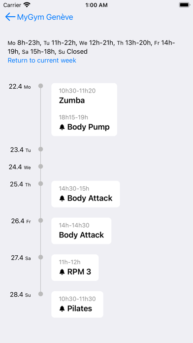 GymTonic - connected to gyms Screenshot