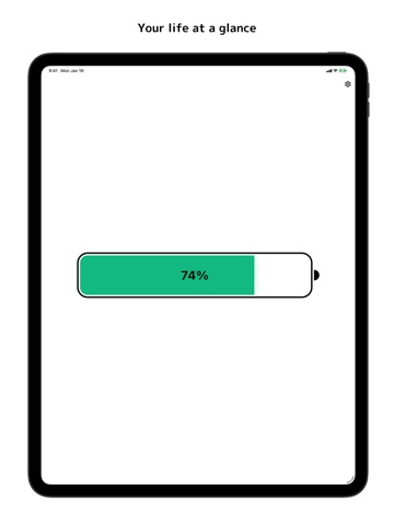 Life Battery - More Light iPad screenshot