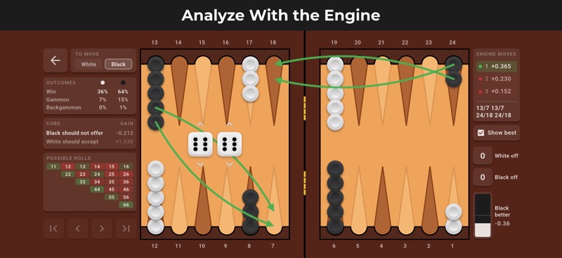 Backgammon - Online & Offline screenshot 2