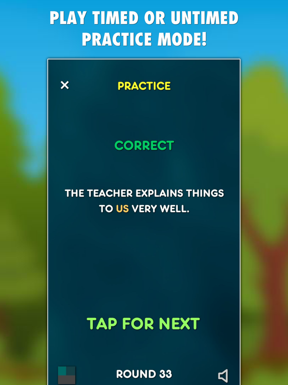 Screenshot #6 pour Pronouns Grammar Test