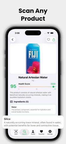 Healthy Food Checker iPhone screenshot