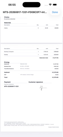 JobSlip screenshot