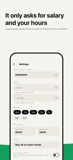 Wage Ticker - Salary Counter screenshot 4