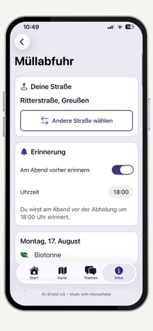 Gruzzi – Bürger-App Greußen iPhone screenshot 3