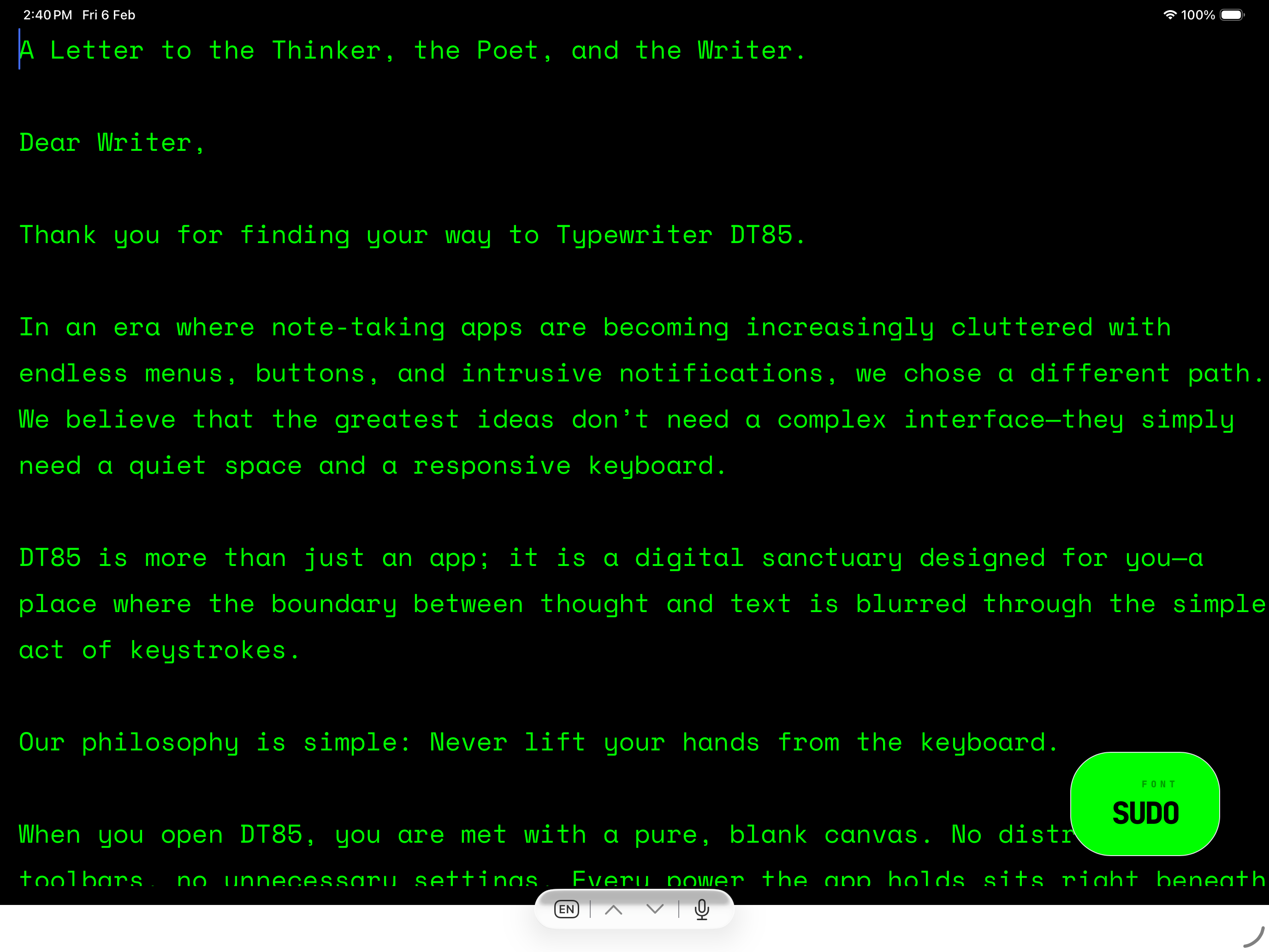 Typewriter - DT85 screenshot 15