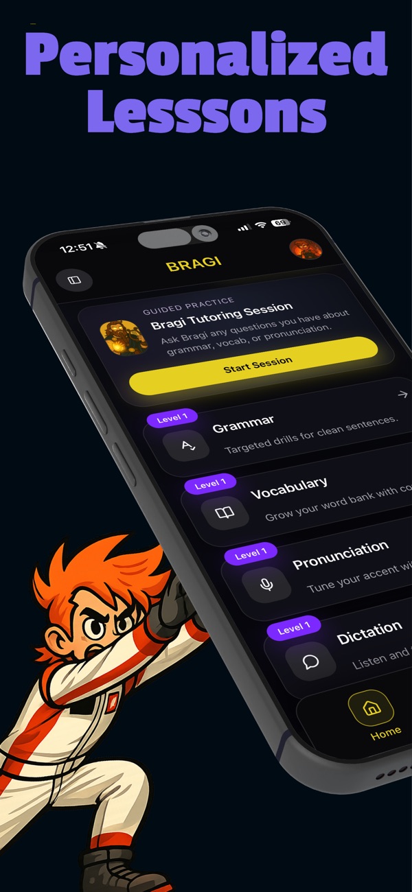 Bragi - Language Learning screenshot 5