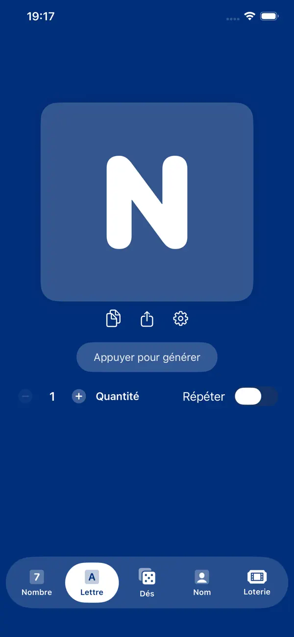 Screenshot #2 pour rasgele - Générateur Aléatoire