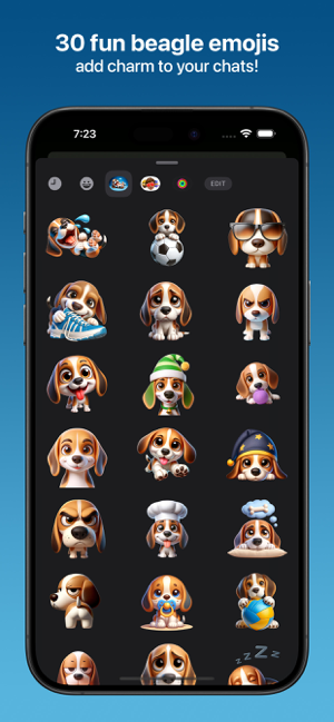 ‎Beagle Emojis Screenshot