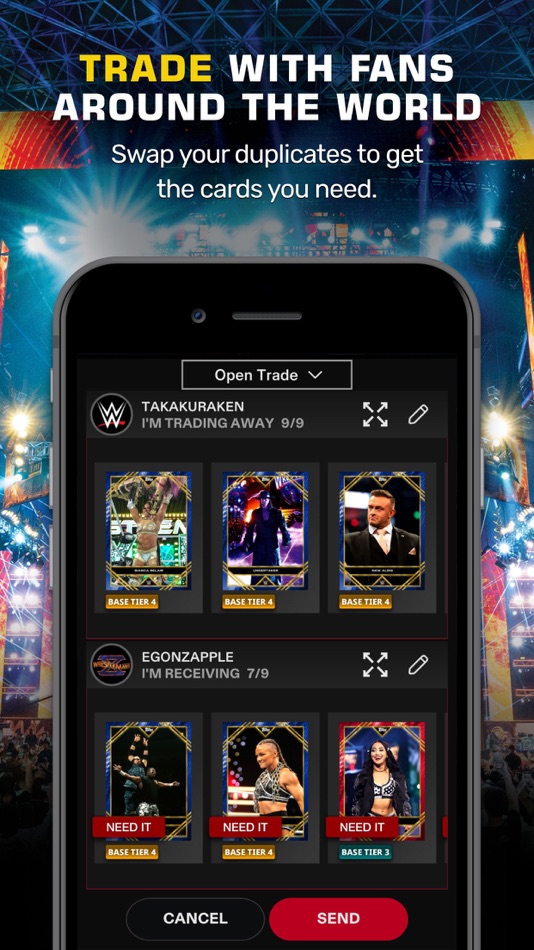 #3. WWE SLAM by Topps® Card Trader (iOS) By: The Topps Company, Inc.