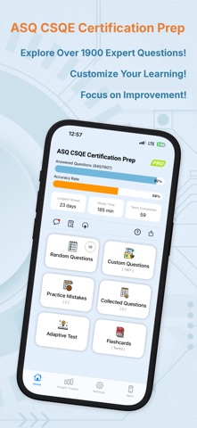 ASQ CSQE Certification Prep Screenshot 1 of 6