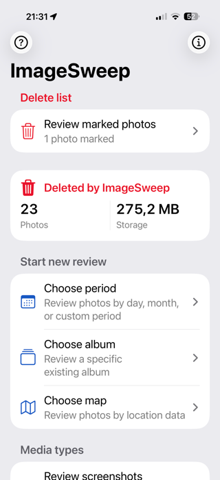 ImageSweep Screenshot 1 of 9