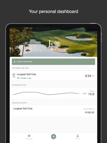 Longleaf GC iPad screenshot