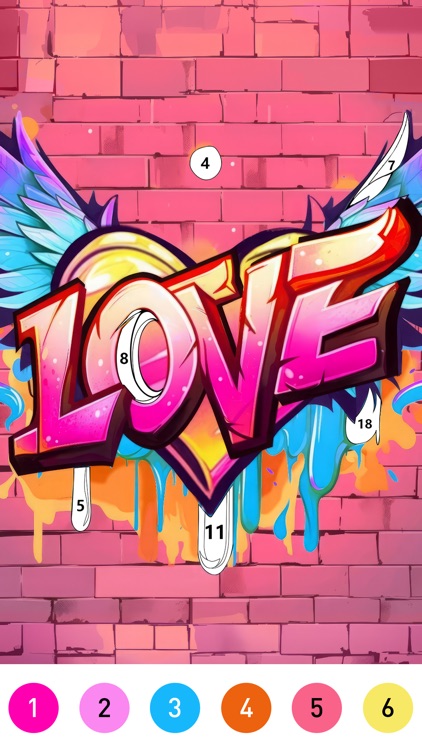 Black Color Paint By Number