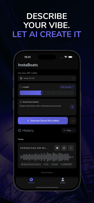 InstaBeats: AI Beat Maker Screenshot 1 of 5