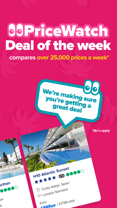 On the Beach Holiday App screenshot