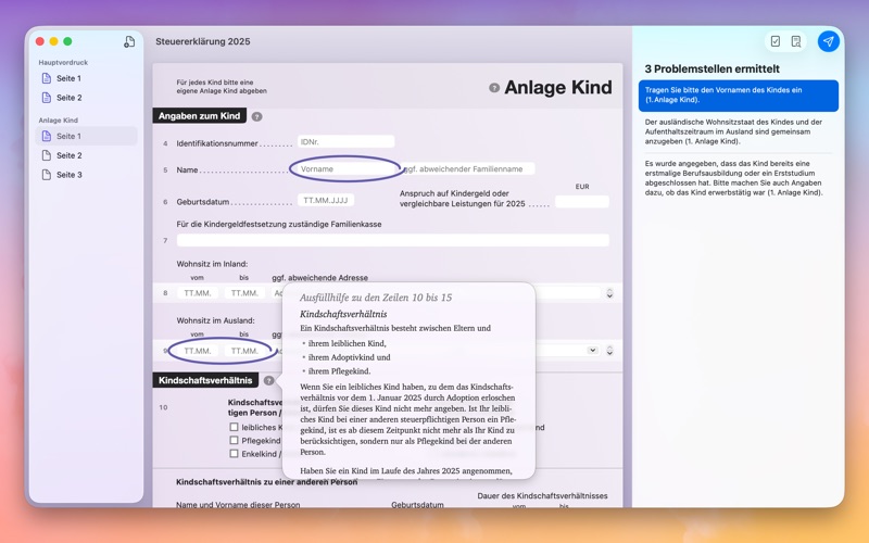 Screenshot #2 pour Steuererklärung