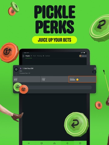 Picklebet: Sports Betting App iPad screenshot 3