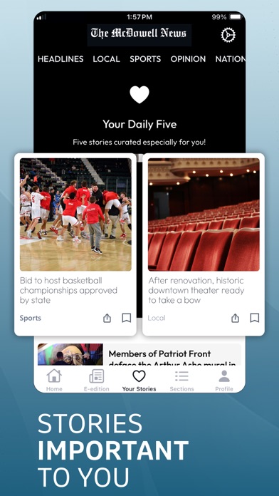 McDowell News Screenshot