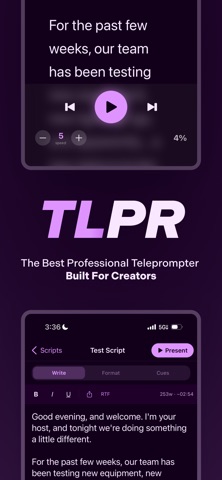 TLPR - Prompter for Creators screenshot