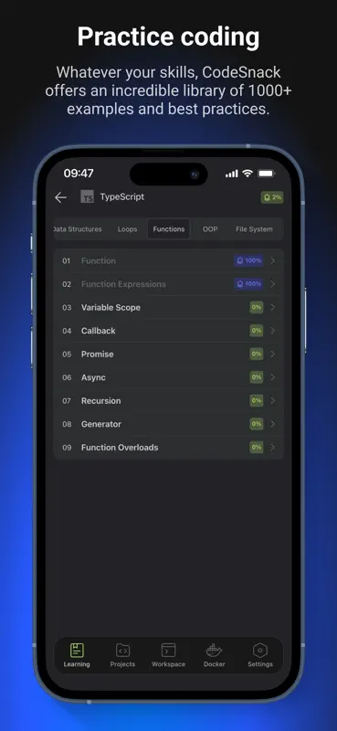 CodeSnack IDE screenshot 4 of 9