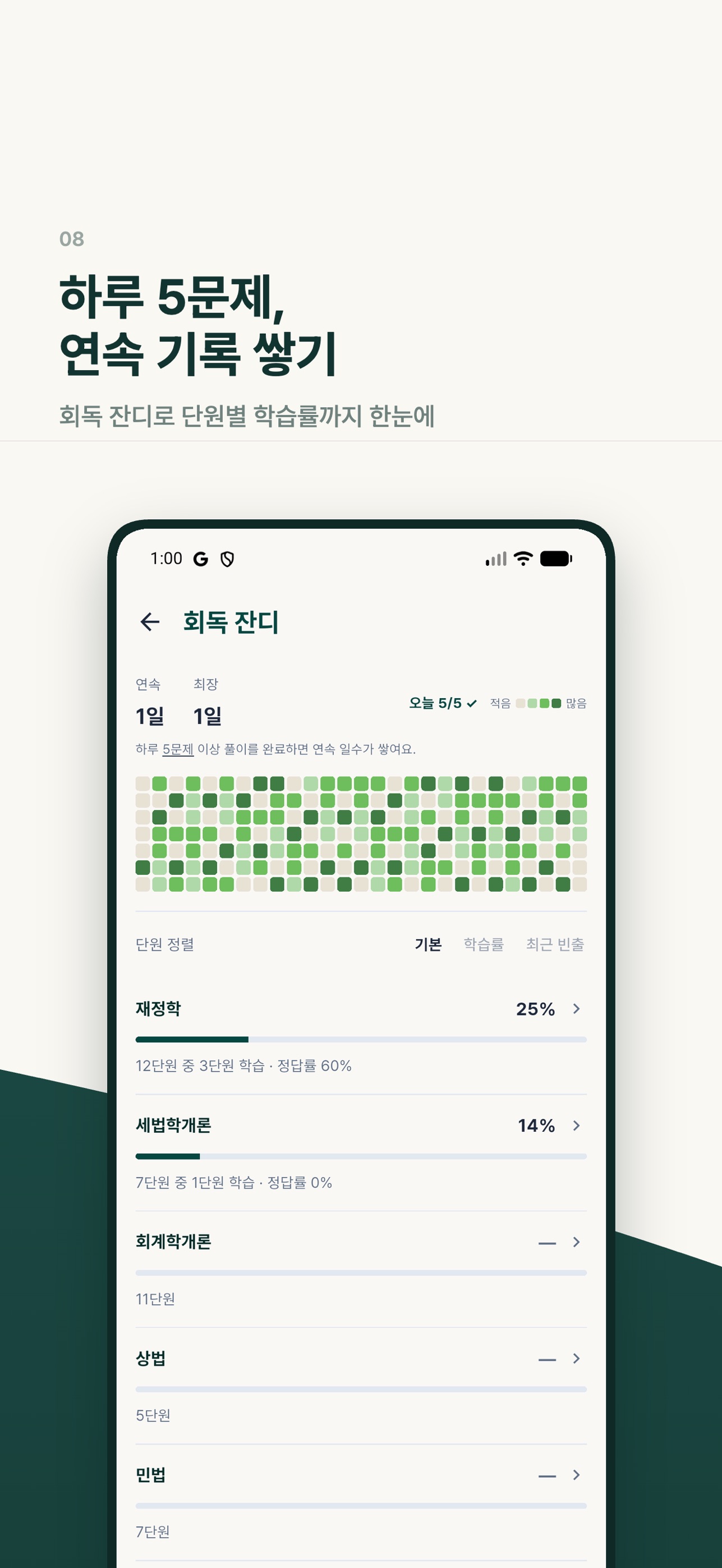 Screenshot 8 of 풀문 - 세무사·노무사·감정평가사 기출문제
