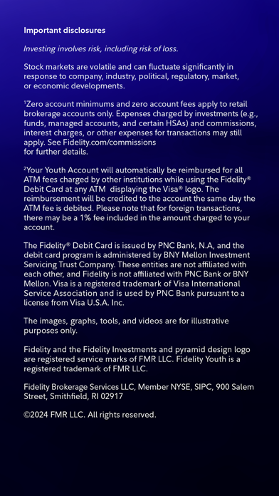 Fidelity Youth® Teen Money App Screenshot