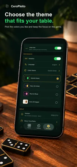 CeroPleito: Domino Scorekeeper screenshot 3