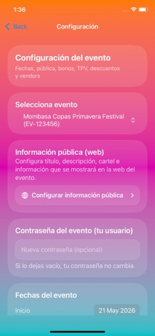 Mombasa Copas Eventos screenshot
