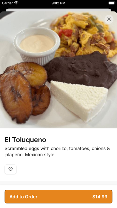 J's Brothers Restaurant iPhone screenshot 4 - Food & Drink app