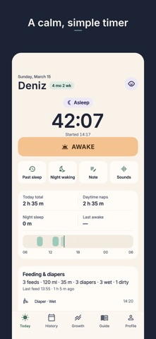 Baby Sleep Tracker – Nevami screenshot 3