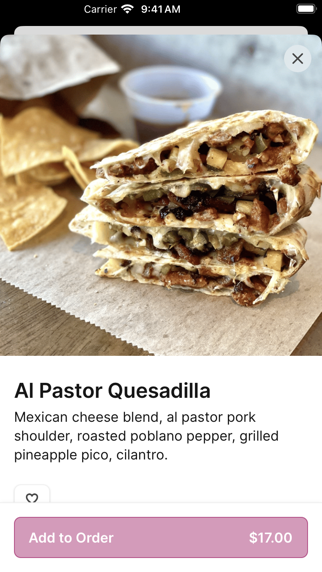 Paraiso - Mexican Restaurant Screenshot