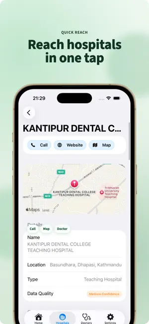 Hospitals Nepal screenshot 4