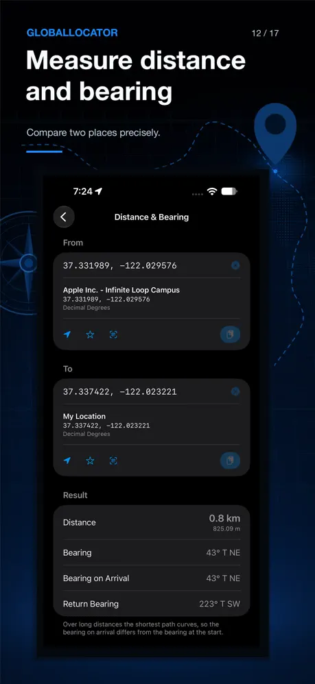 Global Locator on iPhone — screenshot 9