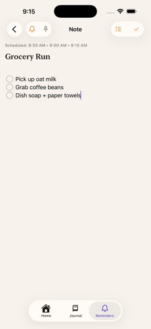 Journal: Reminders & Notes Screenshot 4 of 7