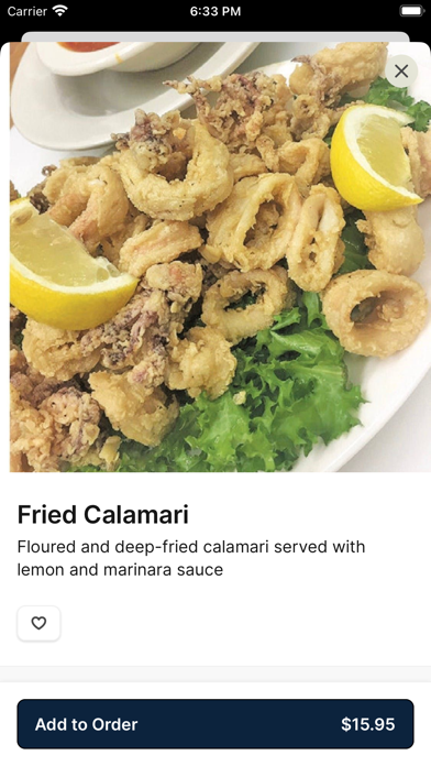 Pennachio's iPhone screenshot 4 - Food & Drink app