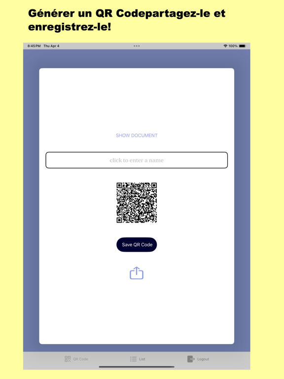 Screenshot #5 pour QRFilePro