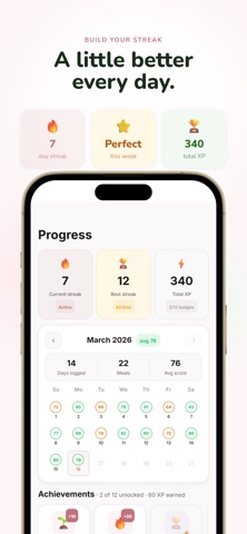 Momo: AI Nutrition Meal Diary iPhone screenshot