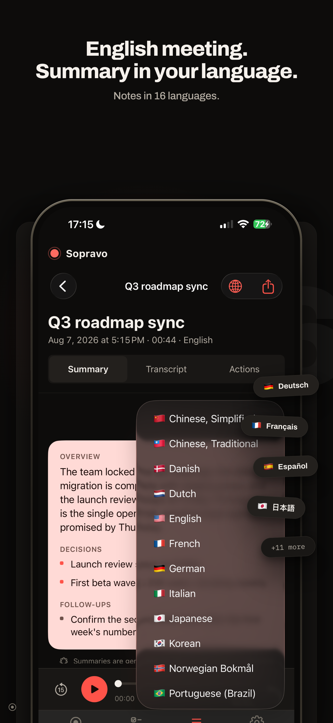 Sopravo: Voice Recorder screenshot 6