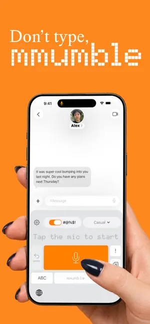 mmumble: Voice Typing screenshot 1