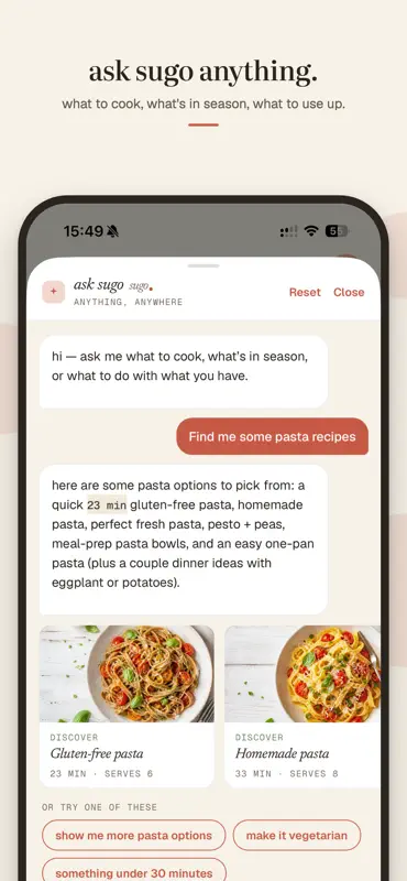 Sugo: Recipe Saver & Cookbook screenshot 4 of 9