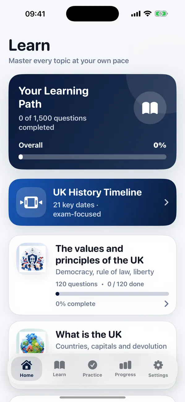 Screenshot #2 pour UK Citizenship: Life in the UK