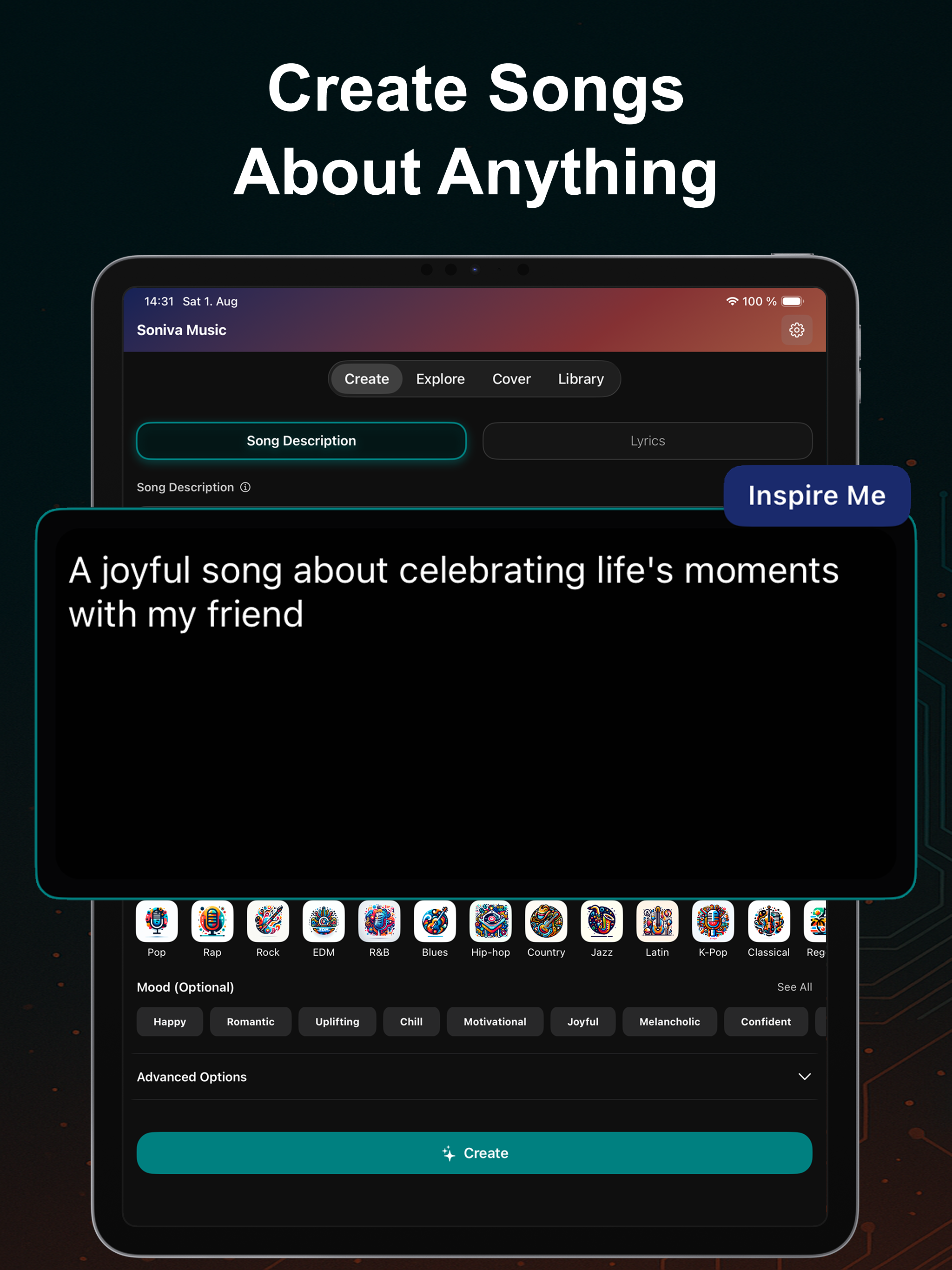 AI Song Maker - Soniva Music screenshot 8
