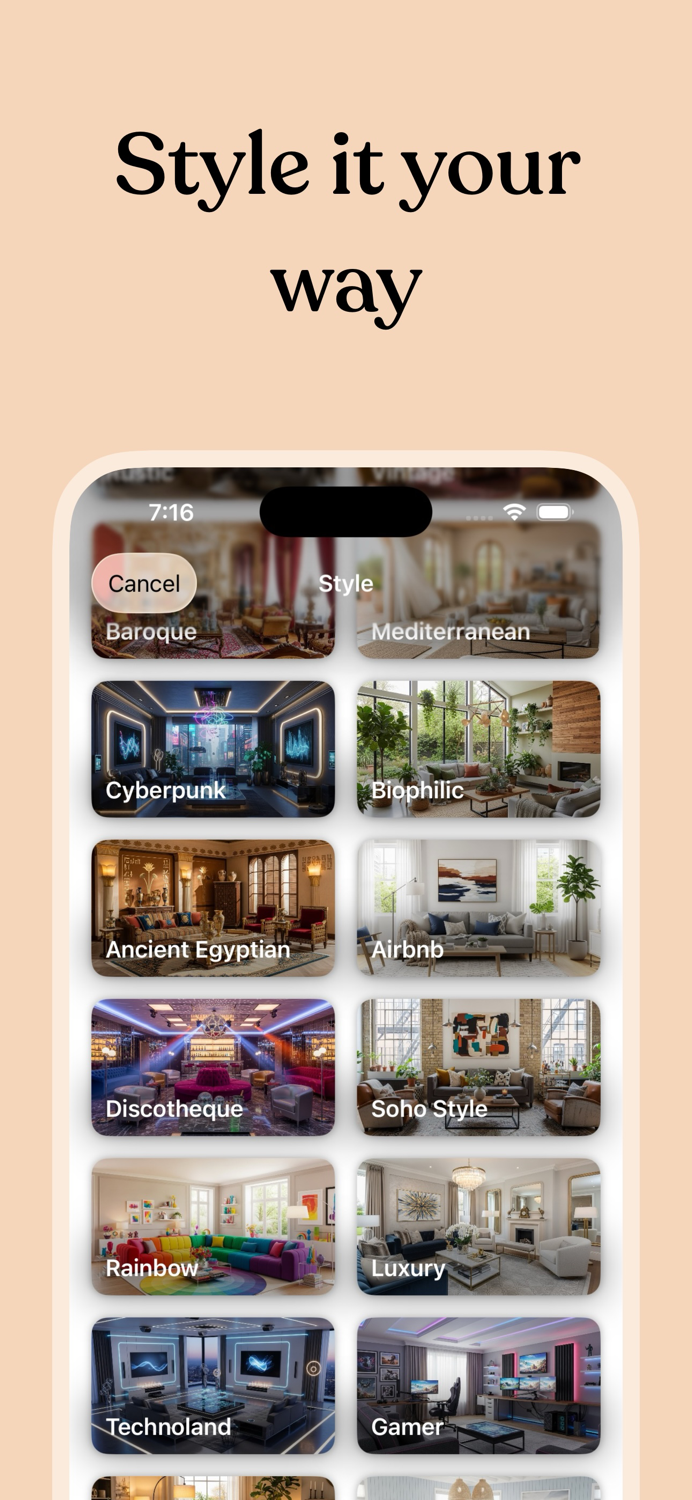 AI Interior Design and Remodel