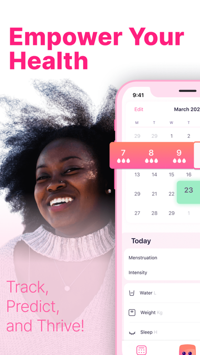 Screenshot #1 pour Eshe: Cycle, Health & AI guide