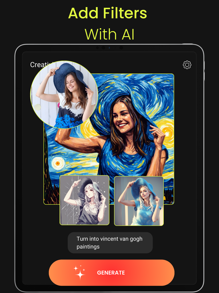 #6. CreatiVision - AI Video Photo (iOS) 由: LSA LTD
